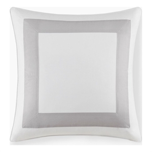 Croscill Home Perla European Pillow Sham in Grey 26x26&quot