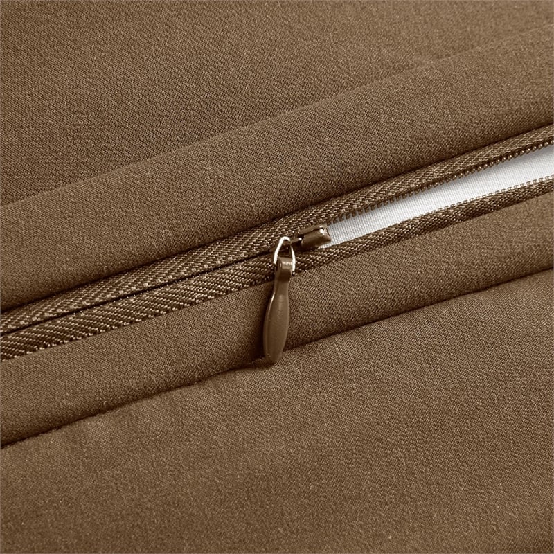 Croscill Classics Galleria 4 Piece Brown Comforter Set in Brown Queen