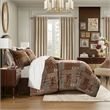 Croscill Classics Galleria 4 Piece Brown Comforter Set in Brown King