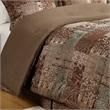 Croscill Classics Galleria 4 Piece Brown Comforter Set in Brown King