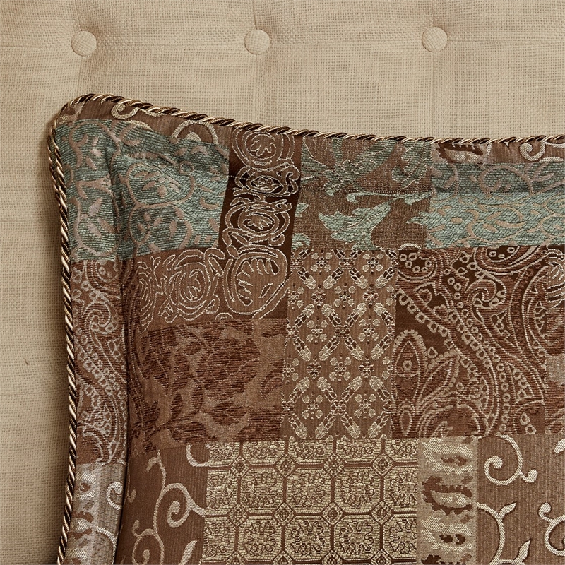 Croscill Classics Galleria 4 Piece Brown Comforter Set in Brown King