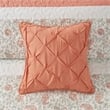 Madison Park 6 Piece Cotton Quilt Set with Throw Pillows in Coral Full/Queen