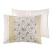 Madison Park 6 Piece Cotton Quilt Set with Throw Pillows in Yellow King/Cal