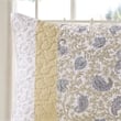 Madison Park 6 Piece Cotton Quilt Set with Throw Pillows in Yellow King/Cal