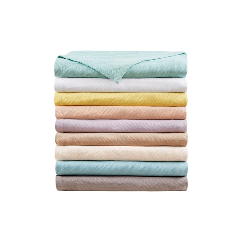 Madison Park Liquid Cotton Blanket in Seafoam Full/Queen