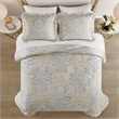Croscill Classics Loretta 4 Piece Comforter Set in Beige Cal King