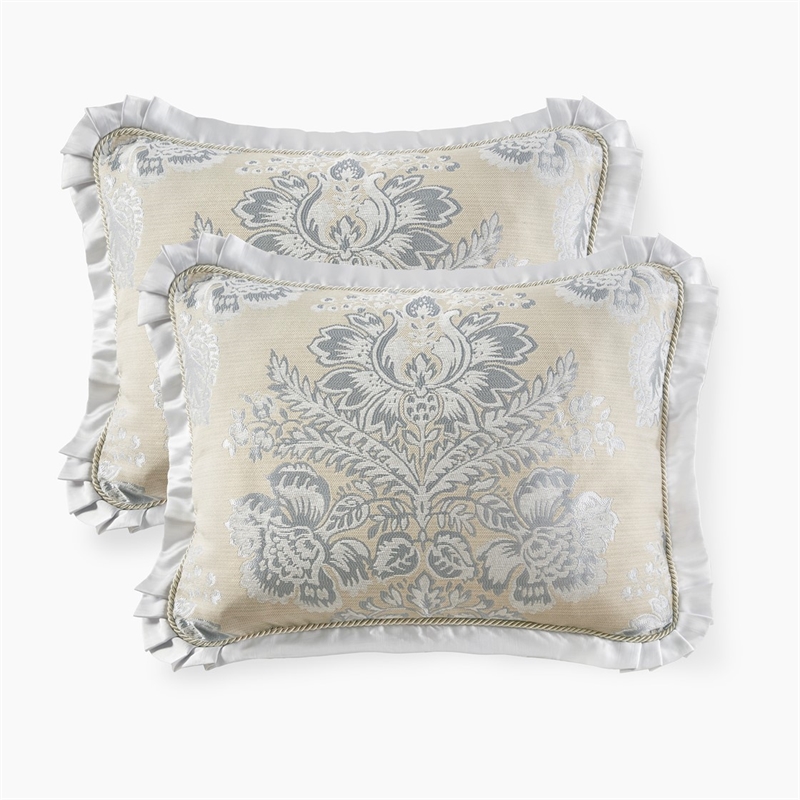 Croscill Classics Loretta 4 Piece Comforter Set in Beige Cal King