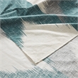 INK+IVY Alpine Cotton Printed Shower Curtain in Aqua 72x72