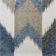 INK+IVY Alpine Cotton Printed Shower Curtain in Navy 72x72