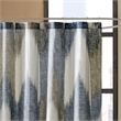INK+IVY Alpine Cotton Printed Shower Curtain in Navy 72x72