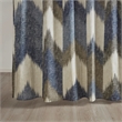 INK+IVY Alpine Cotton Printed Shower Curtain in Navy 72x72