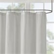 Madison Park Anna Sheer Shower Curtain in Grey 72x72