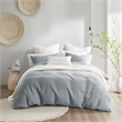 Croscill Casual Ellis 3 Piece Duvet Set in Heathered Gray Full/Queen