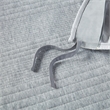 Croscill Casual Ellis 3 Piece Duvet Set in Heathered Gray Full/Queen