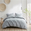 Croscill Casual Ellis 3 Piece Duvet Set in Heathered Gray Full/Queen