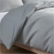 Croscill Casual Ellis 3 Piece Duvet Set in Heathered Gray Full/Queen