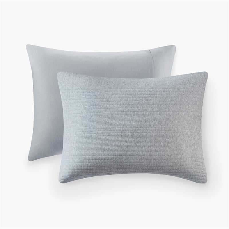 Croscill Casual Ellis 3 Piece Duvet Set in Heathered Gray Full/Queen