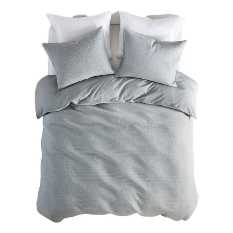 Croscill Casual Ellis 3 Piece Duvet Set in Heathered Gray Full/Queen