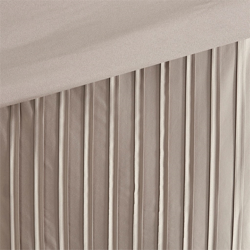 Madison Park Trinity 7 Piece Comforter Set in Taupe King