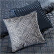 Madison Park Biloxi 6 Piece Duvet Cover Set in Navy King/Cal King