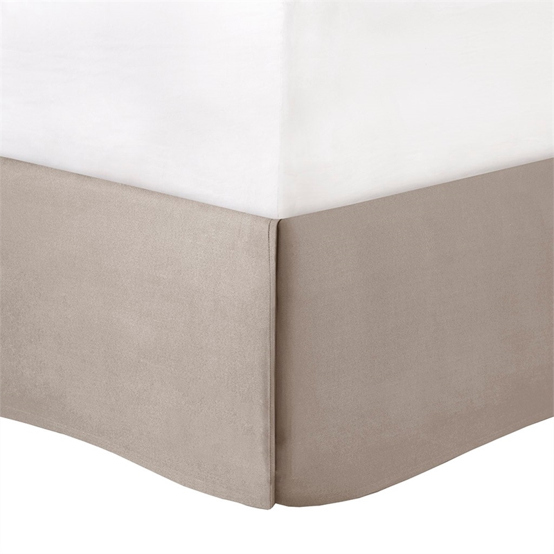 Madison Park Trinity 7 Piece Comforter Set in Taupe Queen