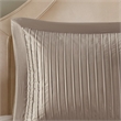 Madison Park Trinity 7 Piece Comforter Set in Taupe Queen