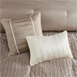 Madison Park Trinity 7 Piece Comforter Set in Taupe Queen
