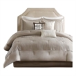 Madison Park Trinity 7 Piece Comforter Set in Taupe Queen
