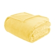 Intelligent Design Microlight Plush Oversized Blanket in Yellow Full/Queen