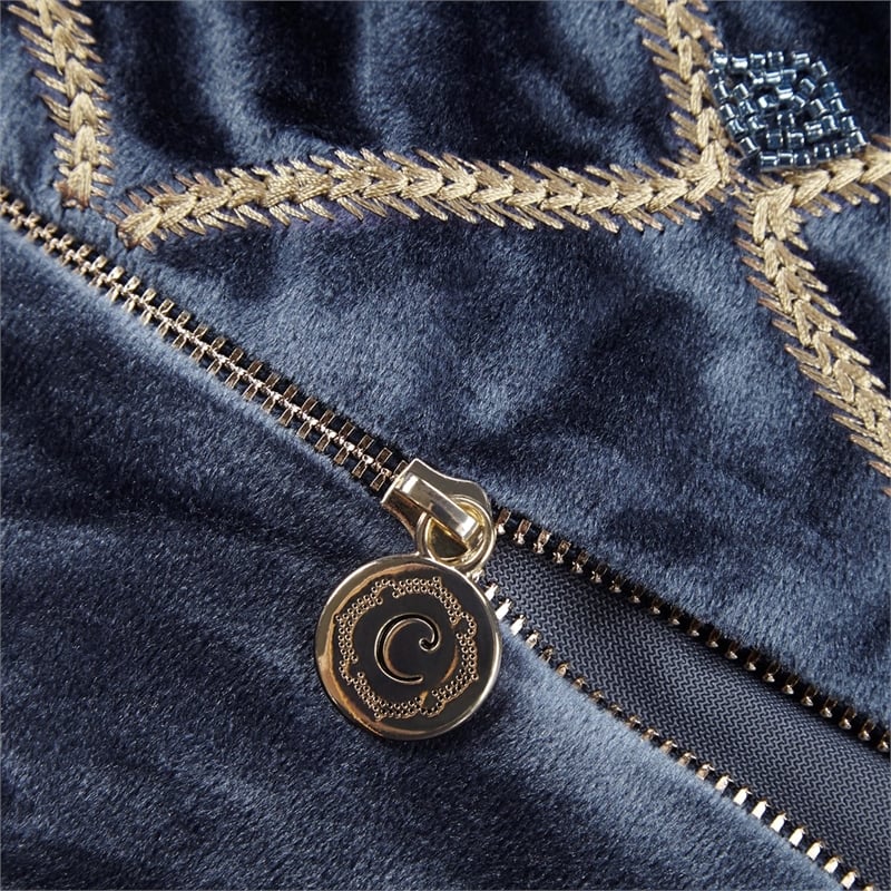 Croscill Classics Aumont Oblong Decor Pillow in Navy 22x15