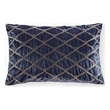 Croscill Classics Aumont Oblong Decor Pillow in Navy 22x15