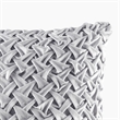 Croscill Classics Winchester Square Decor Pillow in Silver 20x20