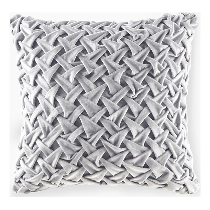 Croscill Classics Winchester Square Decor Pillow in Silver 20x20