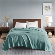 Madison Park Egyptian Cotton Blanket in Teal Full/Queen