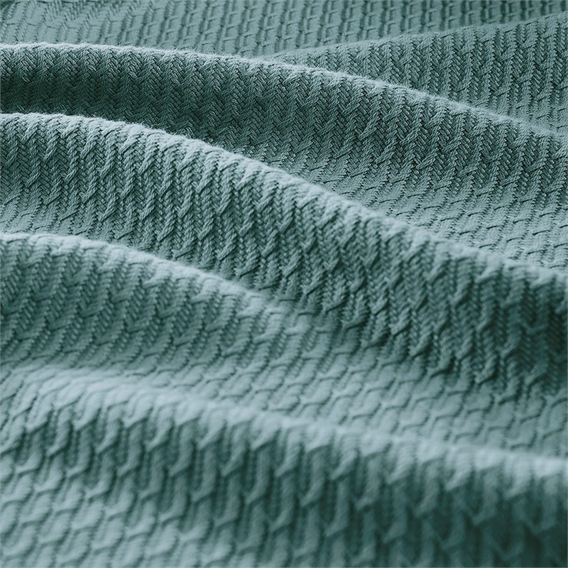 Madison Park Egyptian Cotton Blanket in Teal Full/Queen