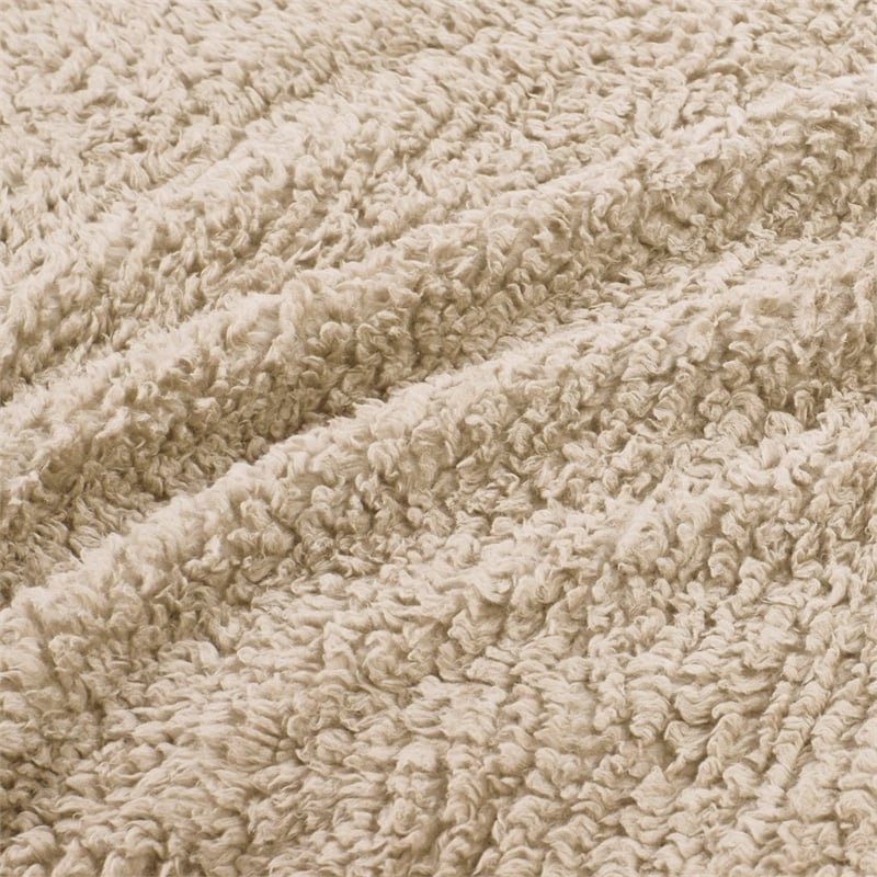Woolrich Burlington Berber Blanket in Tan King