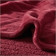 Beautyrest Heated Microlight to Berber Blanket in Red King