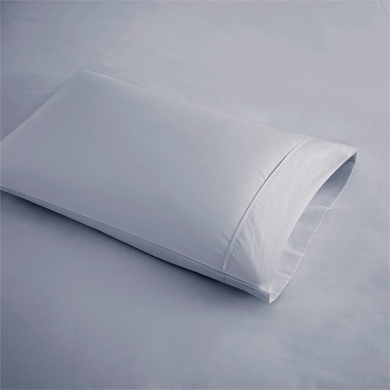 Beautyrest 600 Thread Count Cooling Cotton Blend 4 PC Sheet Set in Blue Cal King