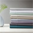 Beautyrest 600 Thread Count Cooling Cotton Blend 4 PC Sheet Set in Blue Cal King