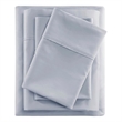 Beautyrest 600 Thread Count Cooling Cotton Blend 4 PC Sheet Set in Blue Cal King