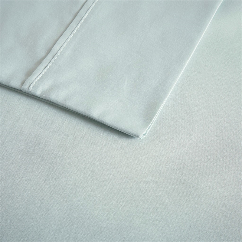 Beautyrest 600 Thread Count Cooling Cotton Blend 4 PC Sheet Set in Seafoam Full