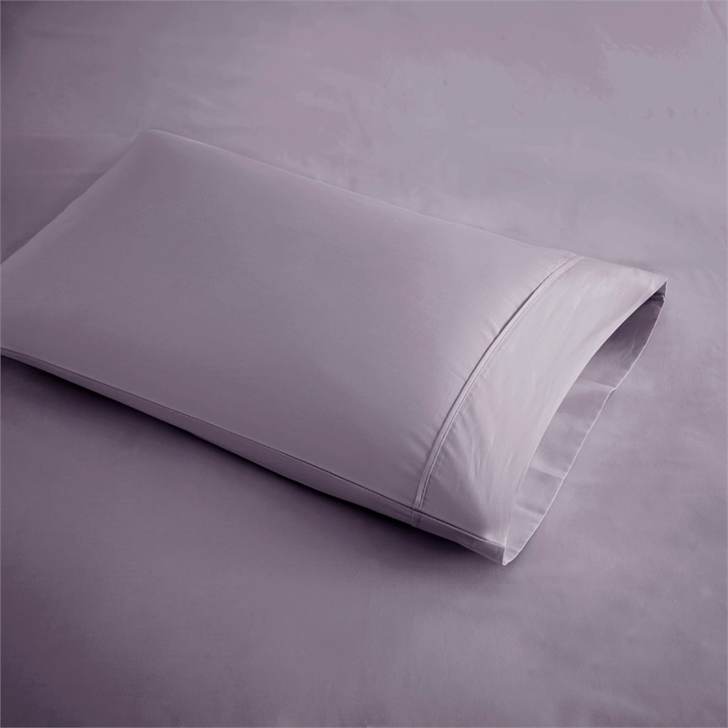 Beautyrest 600 Thread Count Cooling Cotton Blend 4 PC Sheet Set in Purple Full