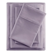 Beautyrest 600 Thread Count Cooling Cotton Blend 4 PC Sheet Set in Purple Full