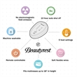 Beautyrest Cotton Blend Heated Mattress Pad in White Cal King