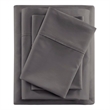 Beautyrest 600 Thread Count Cooling Cotton 4 PC Sheet Set in Charcoal Full