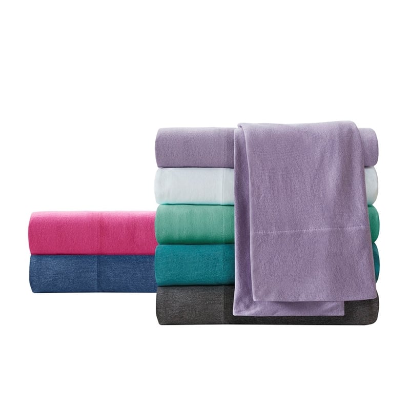 Intelligent Design Cotton Jersey Knit All Season Sheet Set in Teal Twin XL