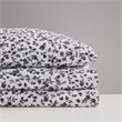 Intelligent Design Printed Microfiber Sheet Set in Black Floral Twin