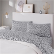 Intelligent Design Printed Microfiber Sheet Set in Black Floral Queen