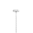 Hampton Hill Abbot 4-Light Glass Drum Shade Chandelier in White