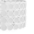 Hampton Hill Abbot 4-Light Glass Drum Shade Chandelier in White